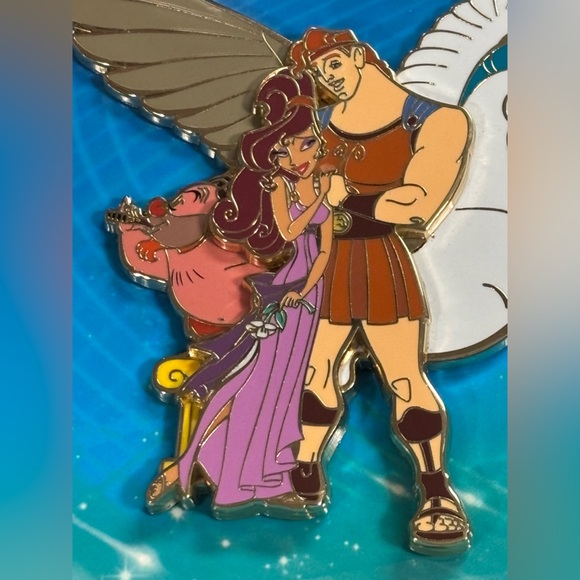 Disney Hercules, Meg, Pegasus, Phil - Cluster SE 300 Jumbo - Hercules Pin - Picture 3 of 6